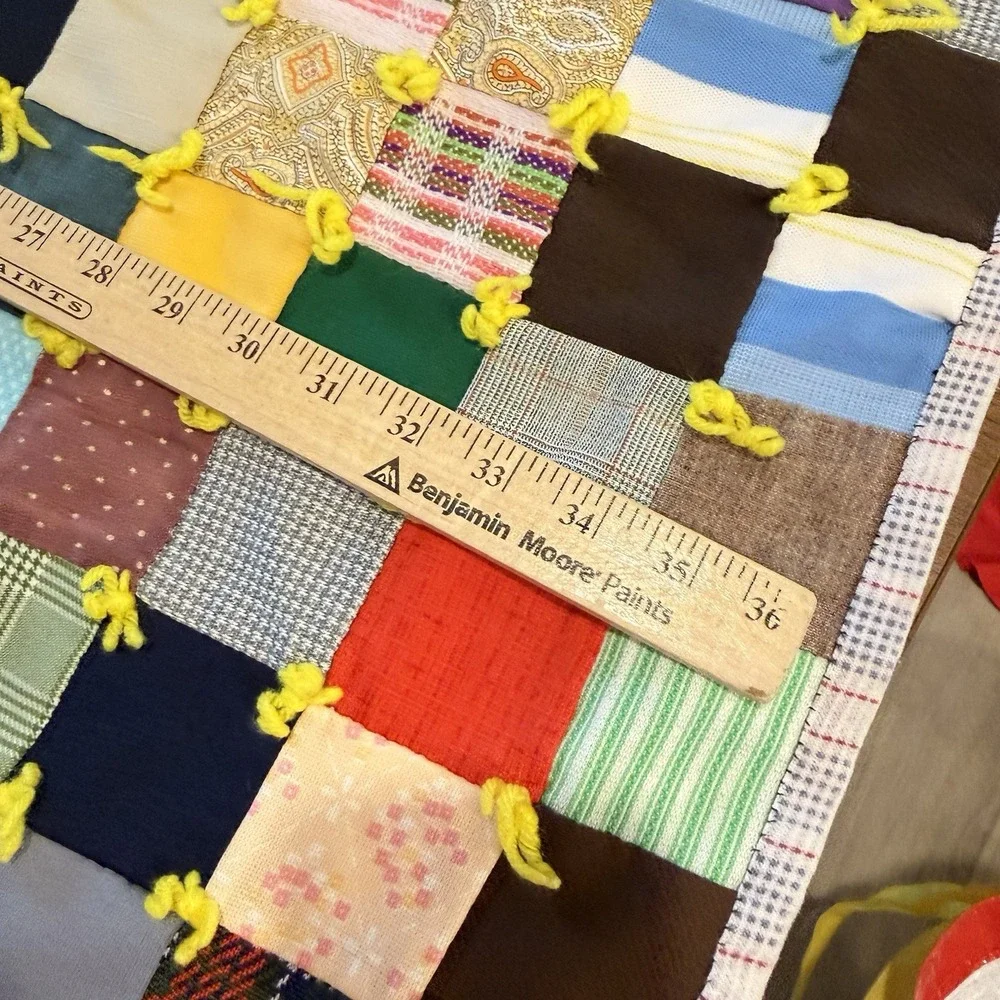 Handmade patchwork quilt